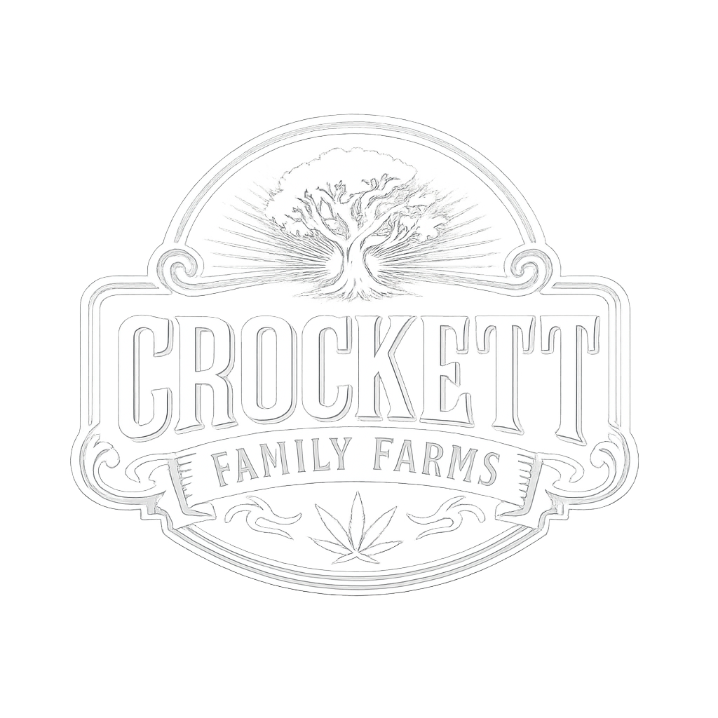 the logo of cannabis seed breeder. crockett family farms