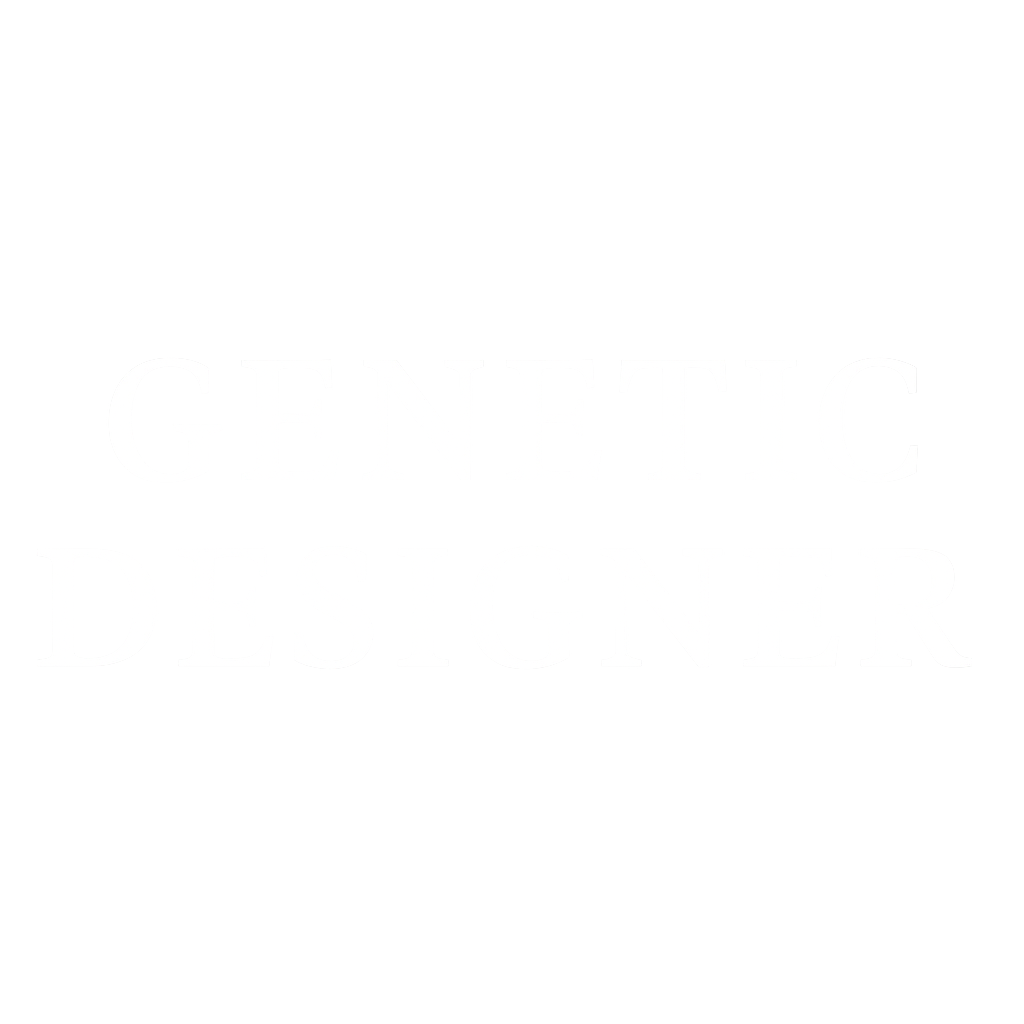 The logo of Genetic Designer a cannabis seeds breeder