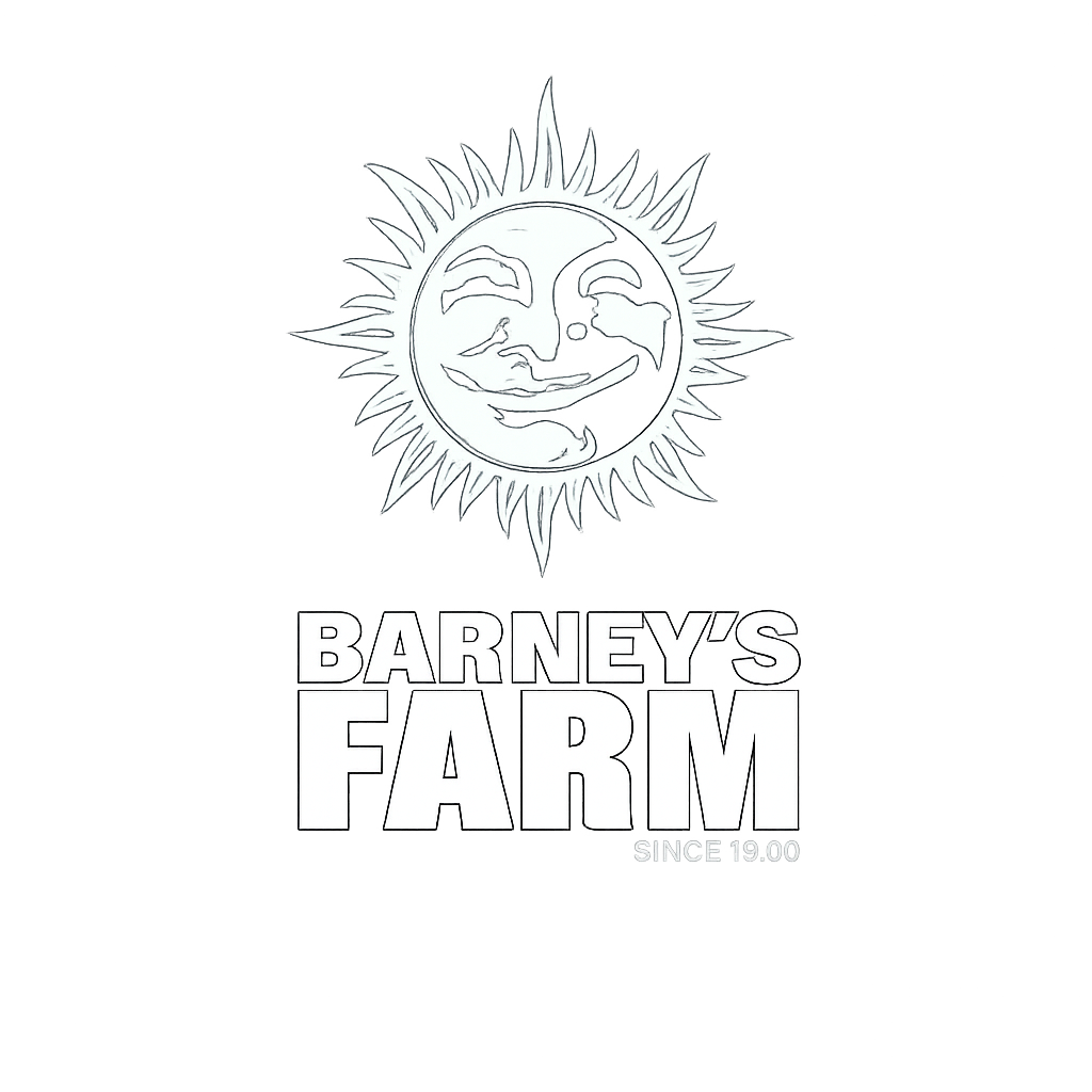 the logo of Barney's Farm- Cannabis seed Company
